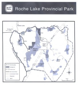 Roche Lake Provincial Park Map