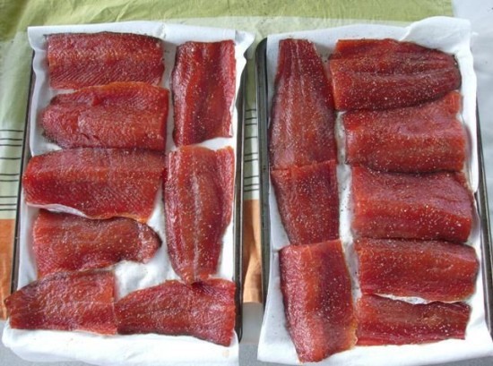 ... almost simple smoked trout!