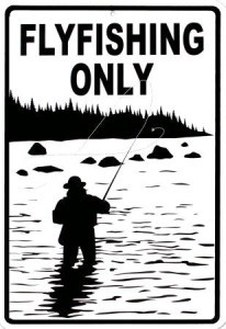 ... fly fishing only!