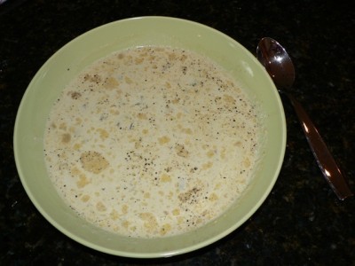 Mushroom Soup with Venison Broth - DELICIOUS!