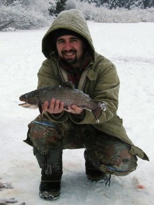 Red Lake BC Interior Ice Fishing Action