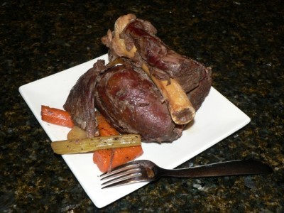 Pulled Venison Roast ... delicious, nutritious, organic, perfect!