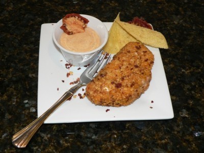 Spicy Crusted Salmon Steaks Recipe ... she's done it again!