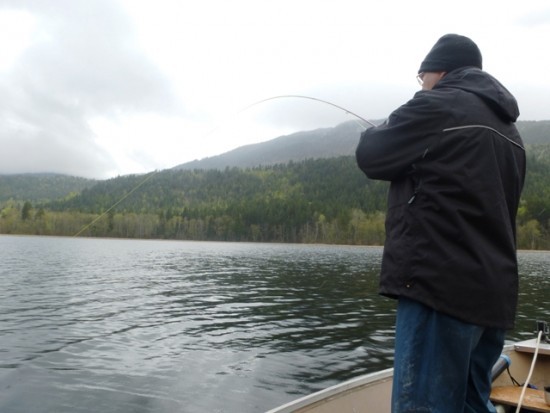 Early Spring Fly Fishing Kamloops - Dress Warm