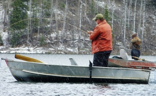 Early Spring Fly Fishing Kamloops - Snow Shmoe!