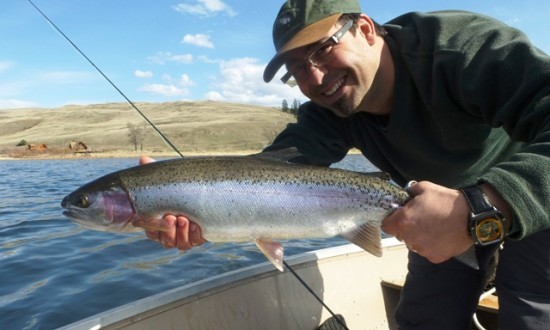 Early Spring Fly Fishing Kamloops - Stump Lake