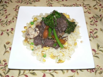 Venison & Broccolini Stir Fry ... a delicious, nutritious & organic vension wild game meat recipe!