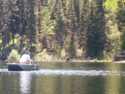 Best Fly Fishing Boats - the punt is a BC Interior still water favourite!