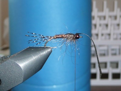 Alpha Baetis Mayfly Nymph Fly