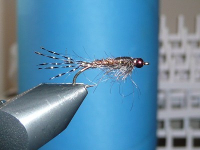 ... the completed Alpha Baetis Mayfly Nymph Fly!