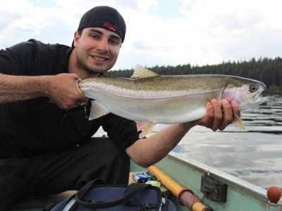 ... a beauty Roche lake Rainbow trout!