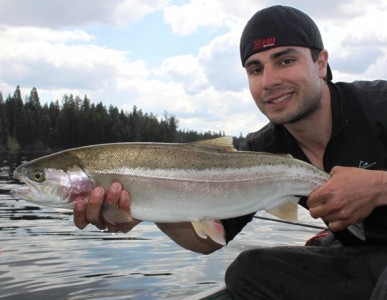 Roche Lake Resort BC Fishing Vacation ... A beauty Kamloops Rainbow Trout