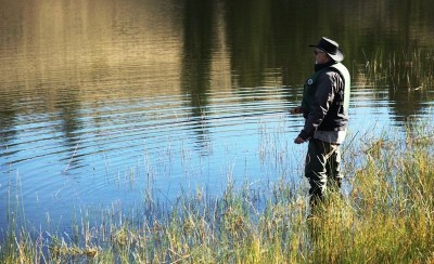 Fly Fishing from Shore