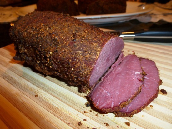 Venison Pastrami Recipe ... sliced and ready to eat!