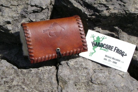 ... hardcore frogz custom leather fly wallet