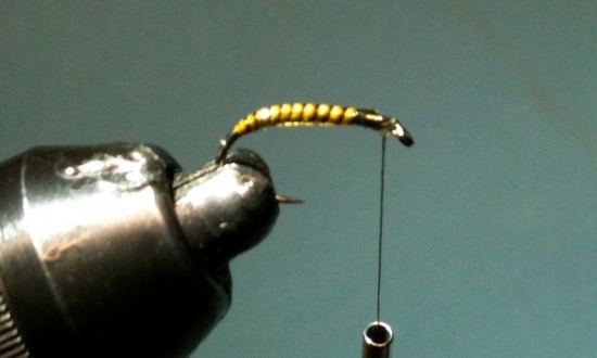 Olive Shuttlecock Emerger Fly 