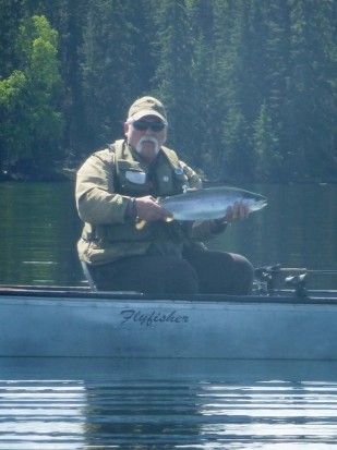 Sheridan Deep Water Chironomids - a 7.5 Sheridan Lake Rainbow Trout!