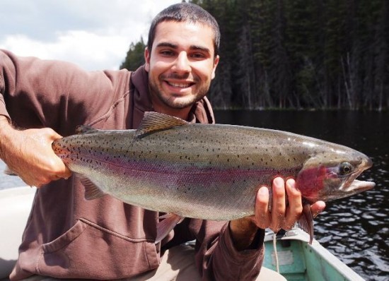 Roche Lake Winter Kill & Trophy Trout ... another beauty roche area winter kill trophy rainbow trout!