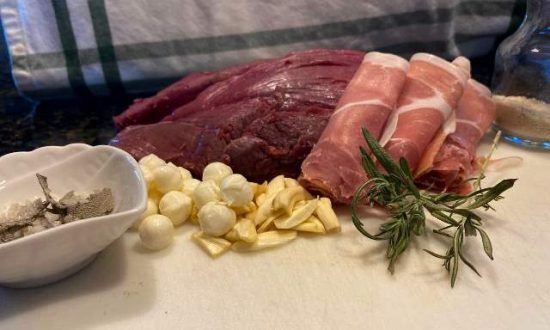 Another Stuffed Venison Tenderloin - Ingredients