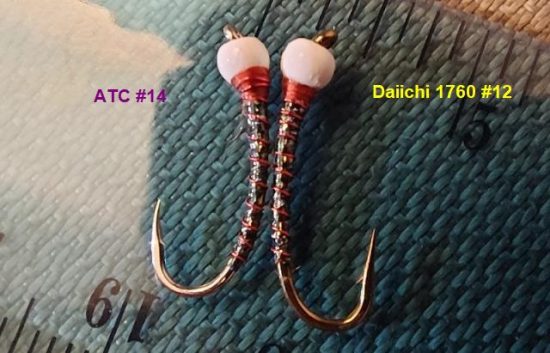 D1760-VS-Aqua Talon Chironomid VS Daiichi 1760 - Measurement 6