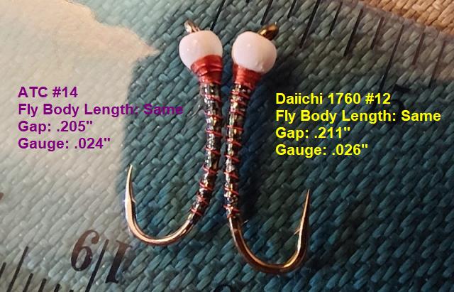 D1760-VS-Aqua Talon Chironomid VS Daiichi 1760 - Measurement 7