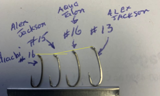 D1760-VS-Aqua Talon Chironomid VS Daiichi 1760 - Measurement 10